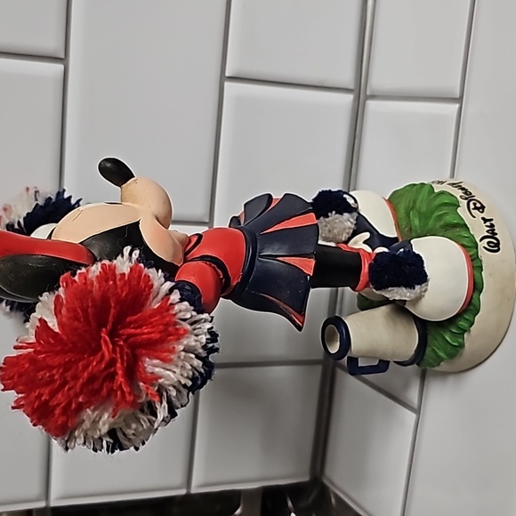DISNEY Minnie Mouse Cheerleader Bobble Figurine - Picture 5 of 6